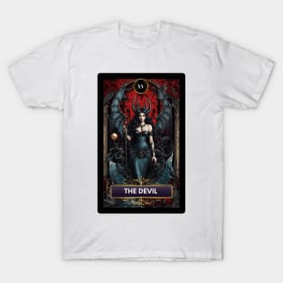 The Devil Card from The Mermaid Tarot Deck T-Shirt